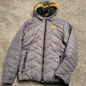 YLG/JG/G UNDER ARMOUR JACKET with hood Cold gear